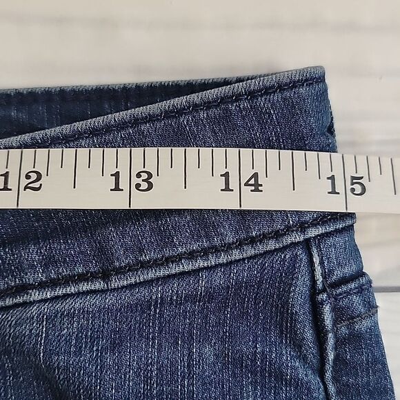 Levi's Sample Jeans With Bling Logo Pockets Womens Size 30" X 32" - Picture 12 of 14